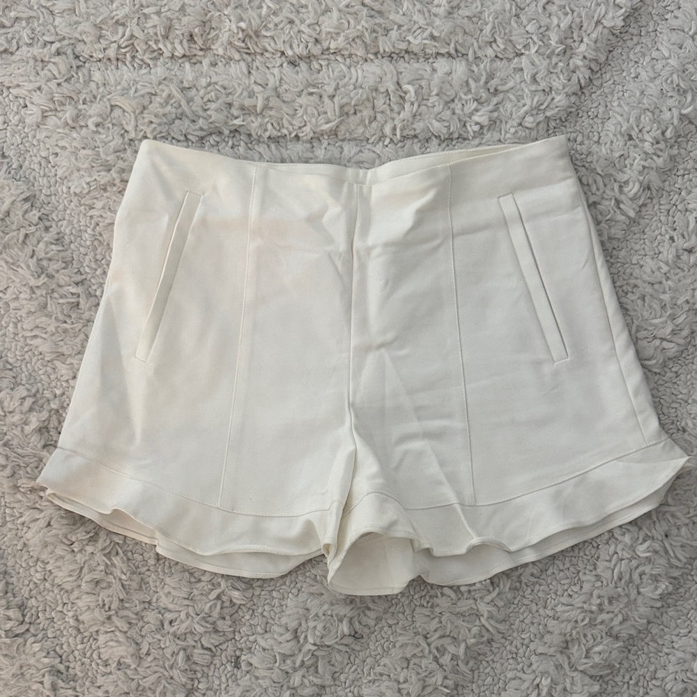1. State Women's High Waist White Shorts